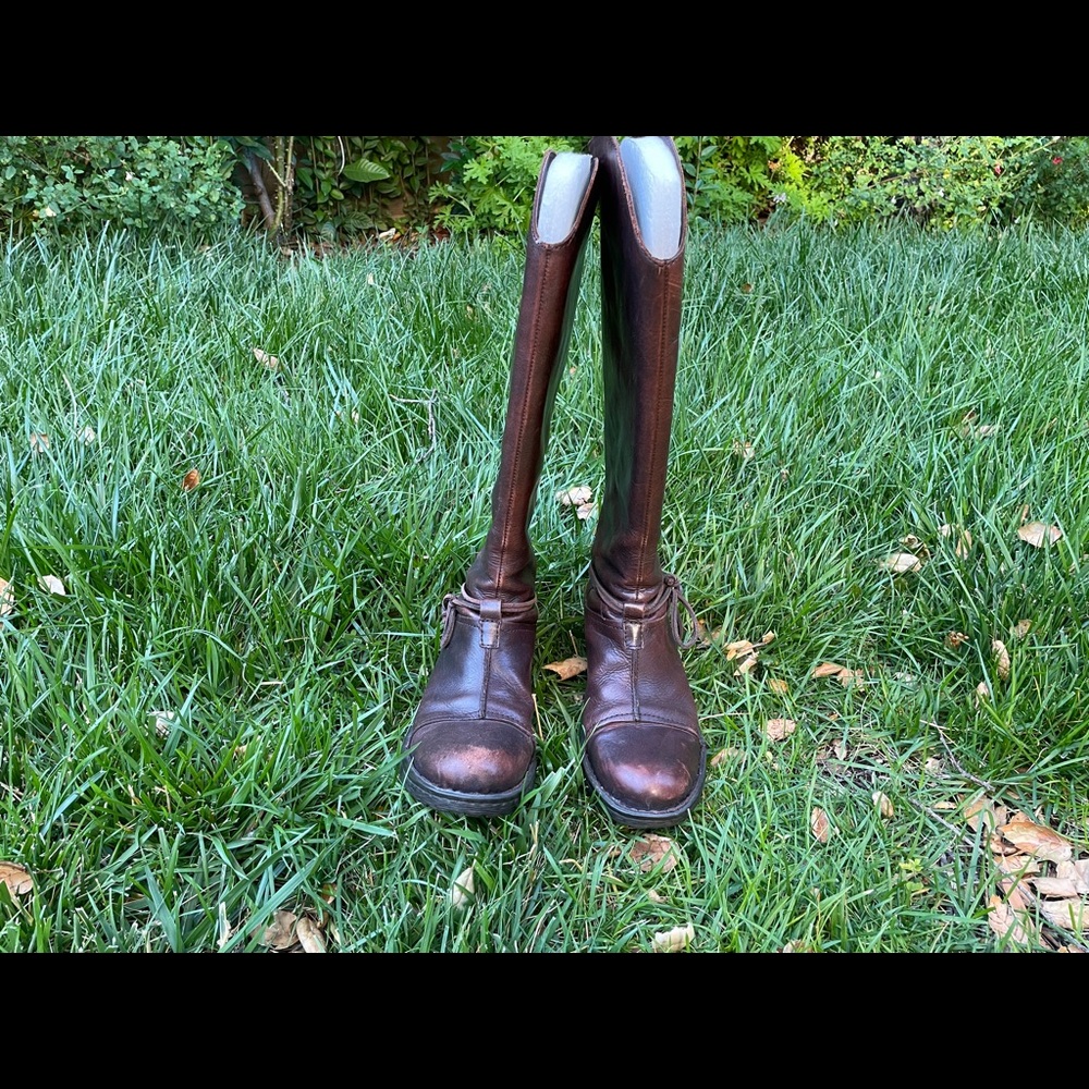 Born leather knee-high boots